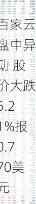 百家云盘中异动 股价大跌5.21%报0.770美元-第3张图片-