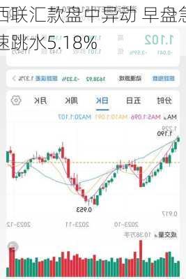 西联汇款盘中异动 早盘急速跳水5.18%-第2张图片-