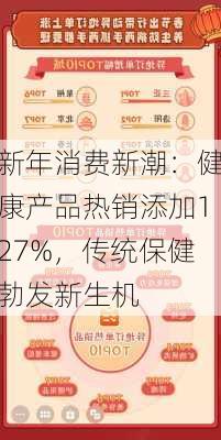 新年消费新潮：健康产品热销添加127%，传统保健勃发新生机