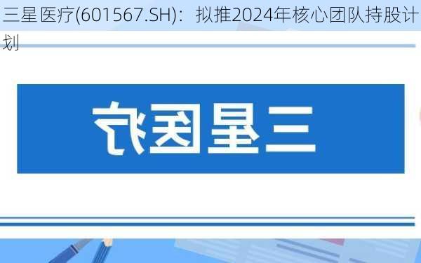 三星医疗(601567.SH)：拟推2024年核心团队持股计划