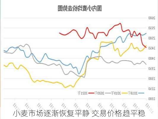 小麦市场逐渐恢复平静 交易价格趋平稳-第2张图片-