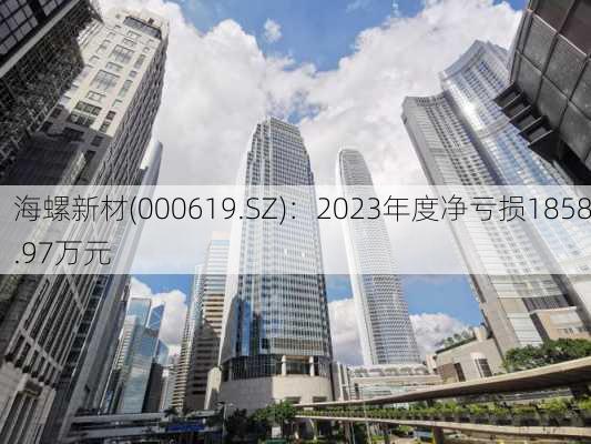 海螺新材(000619.SZ)：2023年度净亏损1858.97万元-第1张图片-