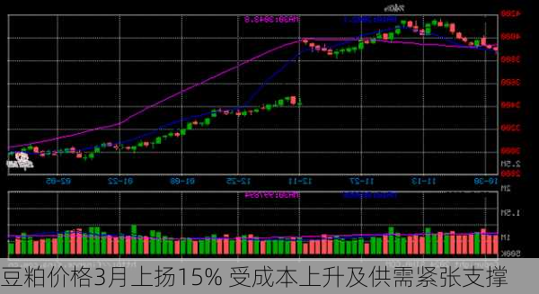 豆粕价格3月上扬15% 受成本上升及供需紧张支撑-第3张图片-