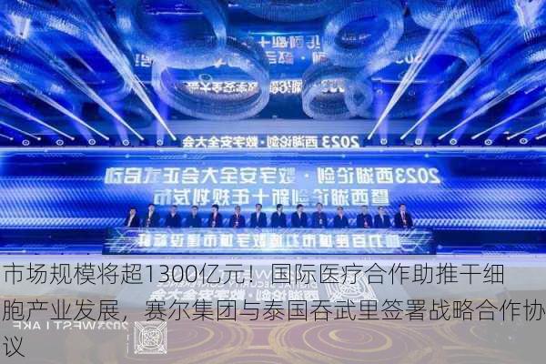 市场规模将超1300亿元！国际医疗合作助推干细胞产业发展，赛尔集团与泰国吞武里签署战略合作协议-第2张图片-