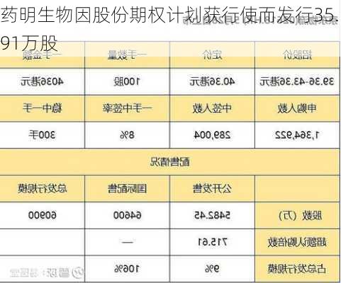 药明生物因股份期权计划获行使而发行35.91万股-第1张图片-