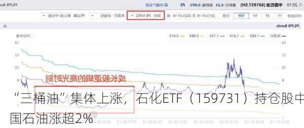 “三桶油”集体上涨，石化ETF（159731）持仓股中国石油涨超2%