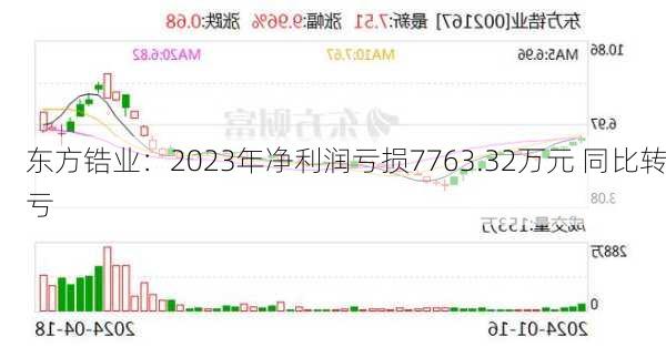 东方锆业：2023年净利润亏损7763.32万元 同比转亏-第1张图片-