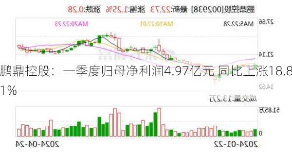 鹏鼎控股：一季度归母净利润4.97亿元 同比上涨18.81%-第1张图片-