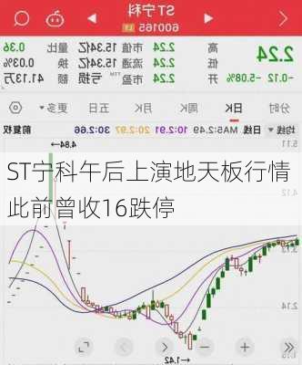 ST宁科午后上演地天板行情 此前曾收16跌停