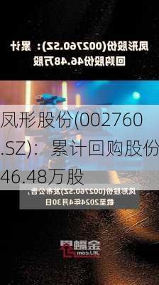 凤形股份(002760.SZ)：累计回购股份46.48万股-第1张图片-