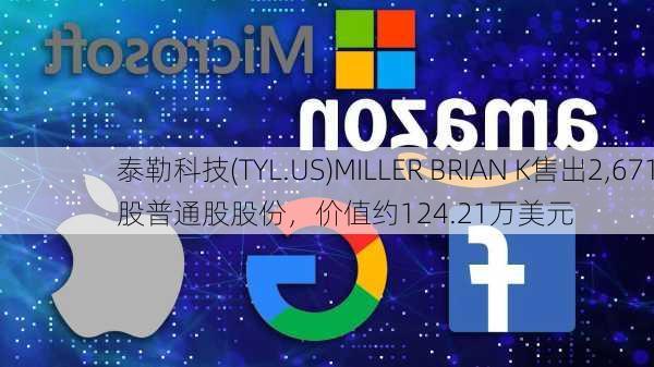 泰勒科技(TYL.US)MILLER BRIAN K售出2,671股普通股股份，价值约124.21万美元-第2张图片-