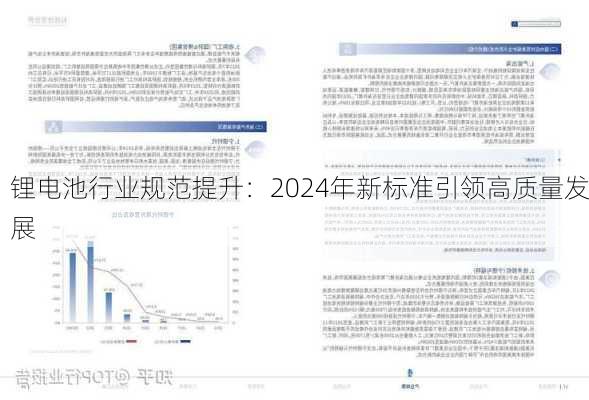 锂电池行业规范提升：2024年新标准引领高质量发展-第1张图片-