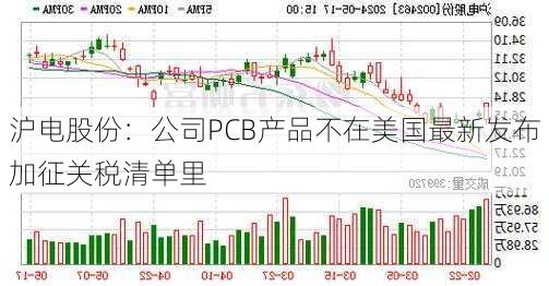 沪电股份：公司PCB产品不在美国最新发布加征关税清单里-第1张图片-