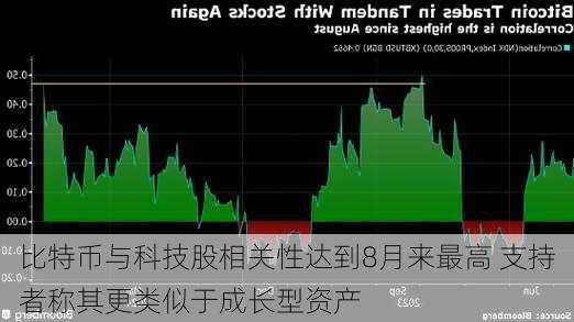 比特币与科技股相关性达到8月来最高 支持者称其更类似于成长型资产-第3张图片-