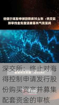 深交所：终止对海得控制申请发行股份购买资产并募集配套资金的审核-第1张图片-