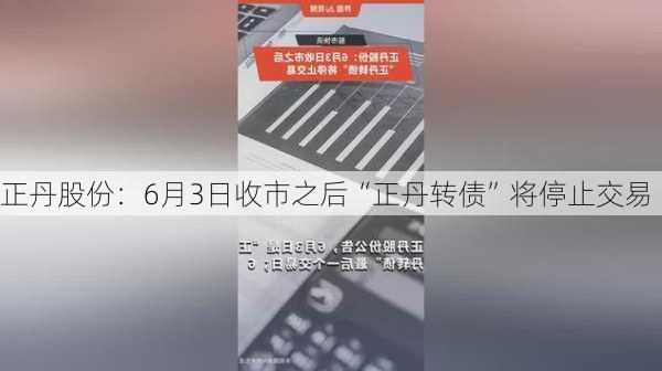 正丹股份：6月3日收市之后“正丹转债”将停止交易-第2张图片-