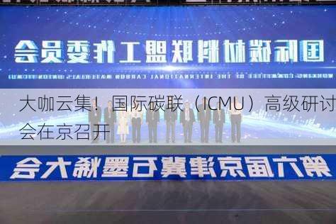 大咖云集！国际碳联（ICMU）高级研讨会在京召开-第1张图片-