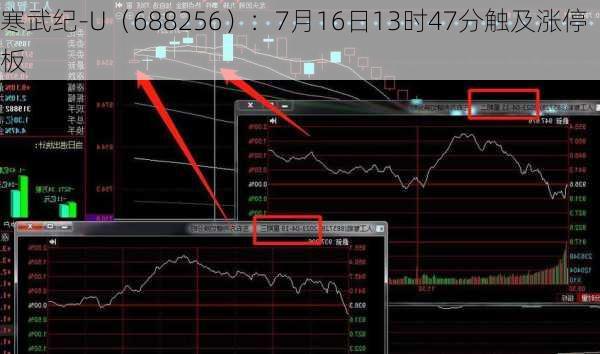 寒武纪-U（688256）：7月16日13时47分触及涨停板