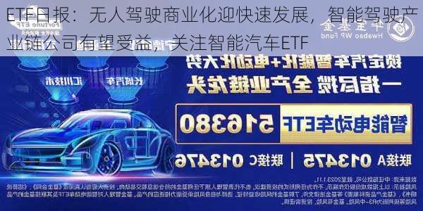 ETF日报：无人驾驶商业化迎快速发展，智能驾驶产业链公司有望受益，关注智能汽车ETF-第1张图片-