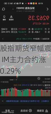 股指期货窄幅震荡 IM主力合约涨0.29%-第2张图片-