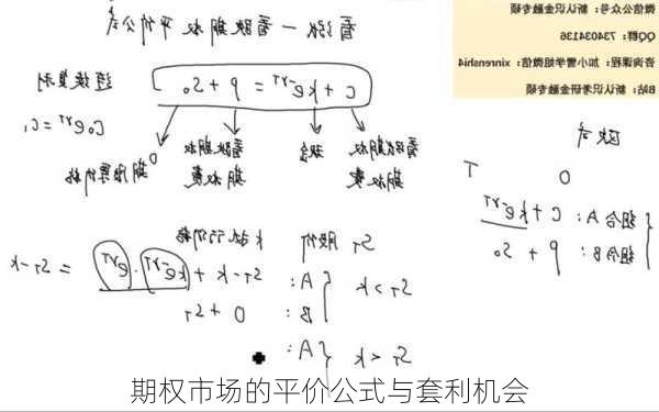 期权市场的平价公式与套利机会-第3张图片-