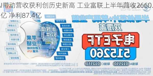 AI带动营收获利创历史新高 工业富联上半年营收2660.9亿 净利87.4亿-第1张图片-