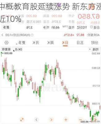 中概教育股延续涨势 新东方涨近10%-第1张图片-