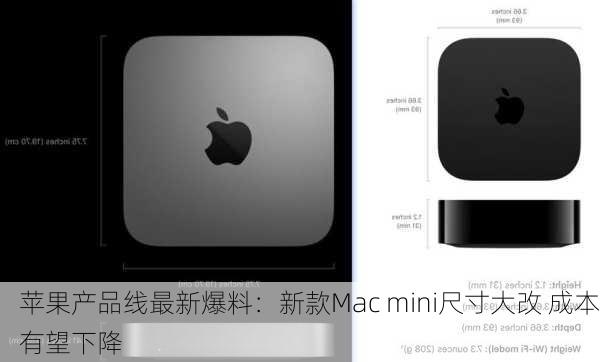 苹果产品线最新爆料：新款Mac mini尺寸大改 成本有望下降