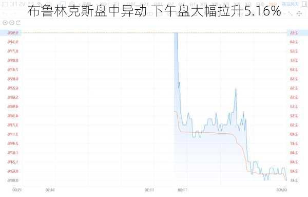 布鲁林克斯盘中异动 下午盘大幅拉升5.16%-第1张图片-