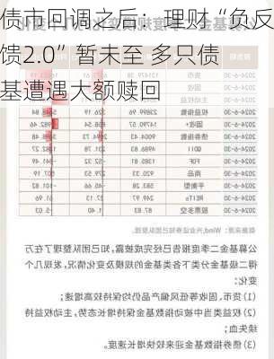 债市回调之后：理财“负反馈2.0”暂未至 多只债基遭遇大额赎回-第3张图片-