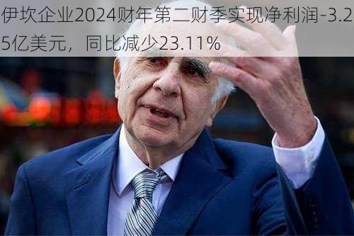 伊坎企业2024财年第二财季实现净利润-3.25亿美元，同比减少23.11%-第1张图片-