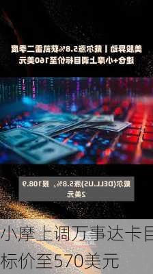 小摩上调万事达卡目标价至570美元-第1张图片-