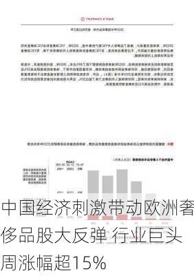 中国经济刺激带动欧洲奢侈品股大反弹 行业巨头周涨幅超15%-第3张图片-