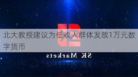 北大教授建议为低收入群体发放1万元数字货币-第3张图片-