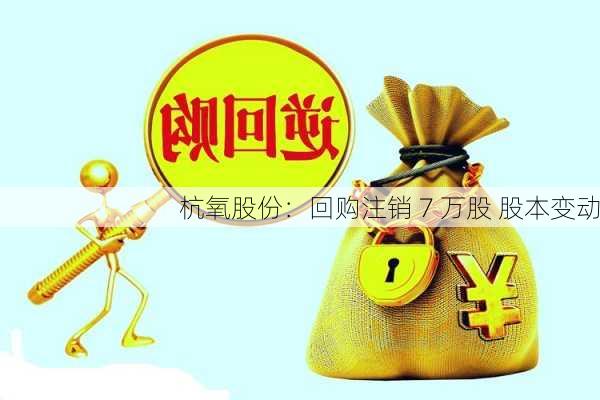 杭氧股份：回购注销 7 万股 股本变动-第1张图片-