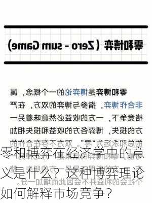 零和博弈在经济学中的意义是什么？这种博弈理论如何解释市场竞争？-第2张图片-