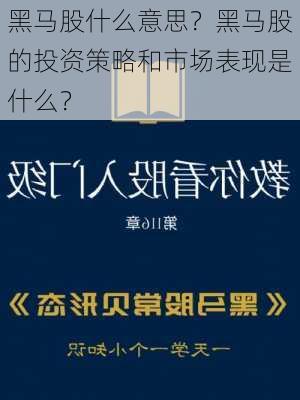 黑马股什么意思？黑马股的投资策略和市场表现是什么？-第2张图片-