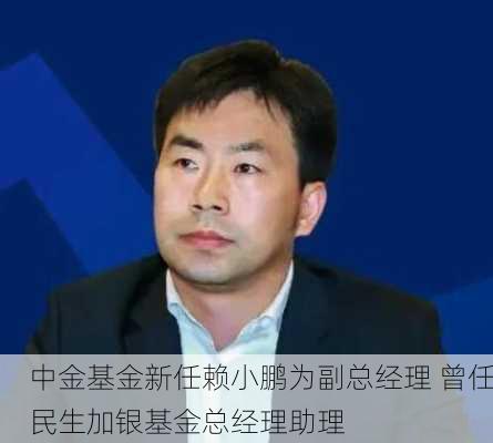 中金基金新任赖小鹏为副总经理 曾任民生加银基金总经理助理