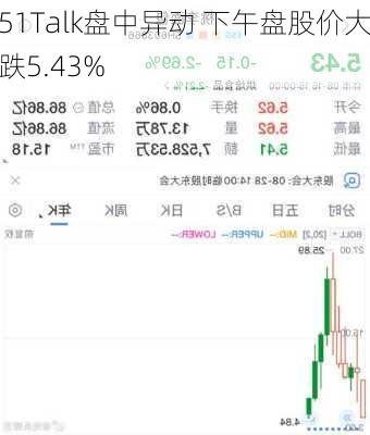 51Talk盘中异动 下午盘股价大跌5.43%-第1张图片-