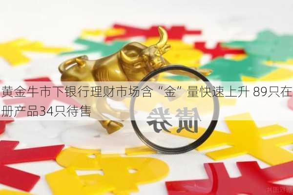 黄金牛市下银行理财市场含“金”量快速上升 89只在册产品34只待售-第3张图片-