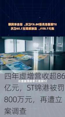 四年虚增营收超86亿元，ST锦港被罚800万元，再遭立案调查-第2张图片-