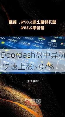 Doordash盘中异动 快速上涨5.07%-第1张图片-