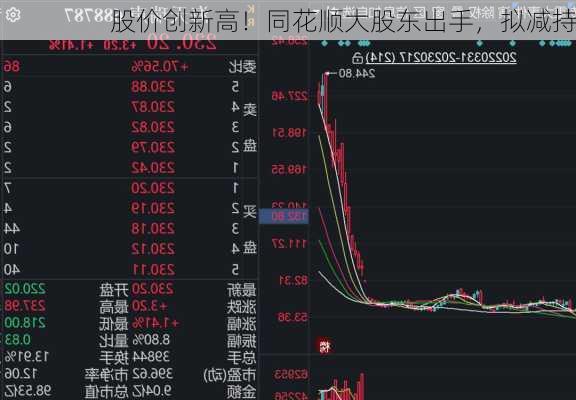 股价创新高！同花顺大股东出手，拟减持-第3张图片-