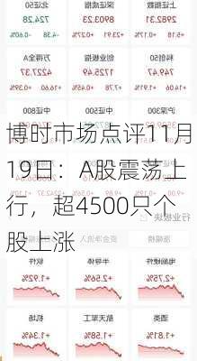 博时市场点评11月19日：A股震荡上行，超4500只个股上涨-第2张图片-